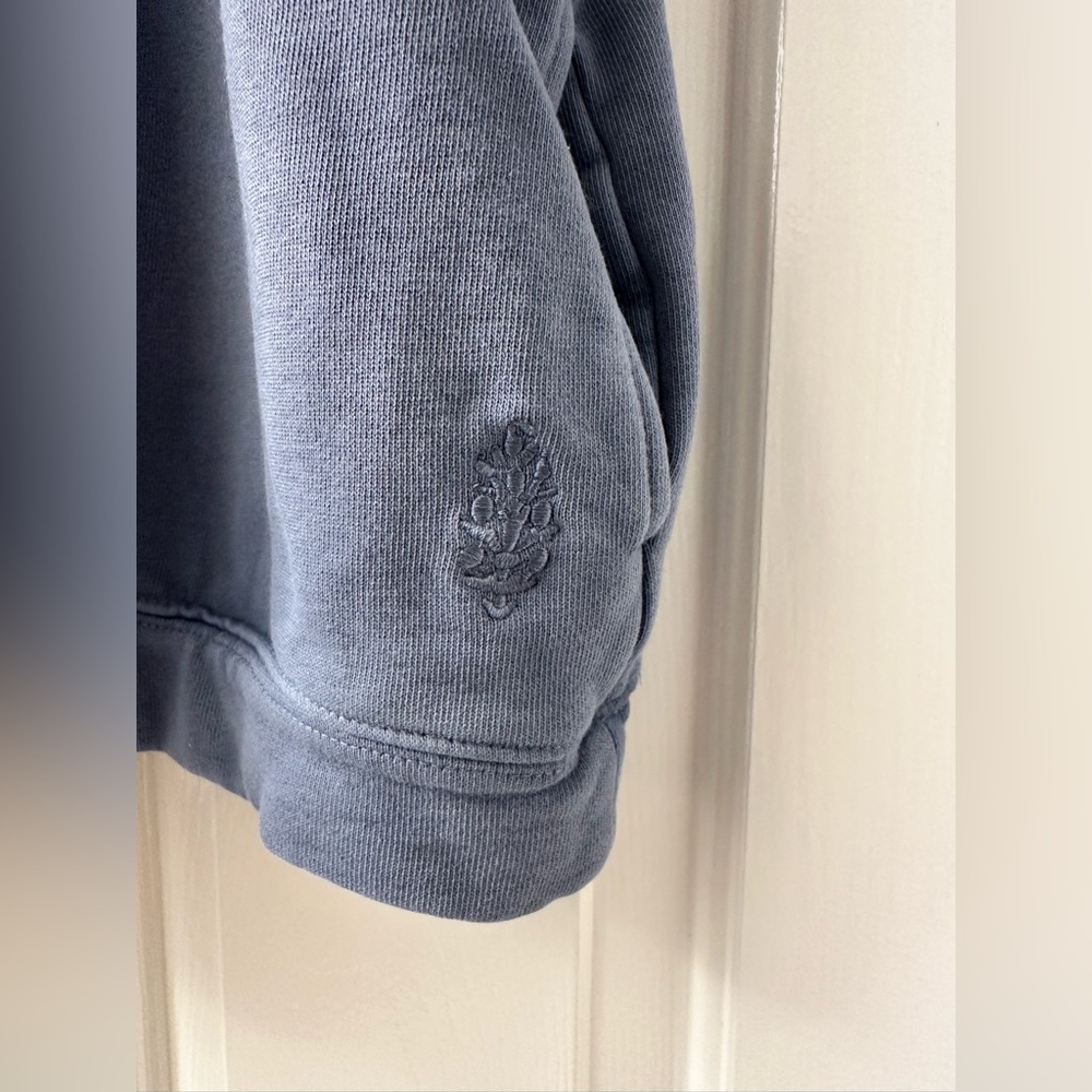 Free People Movement For The Win Blue Sleeveless Hoodie Sweatshirt M L - Picture 8 of 9